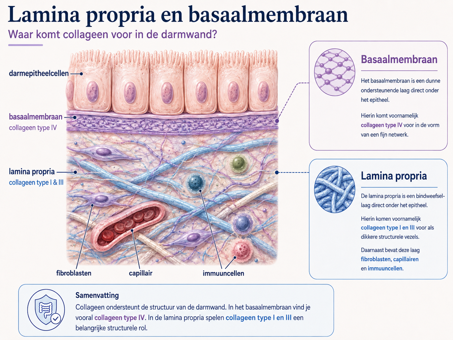 Collageen in Lamina propria en basaalmembraan - collageen.nl